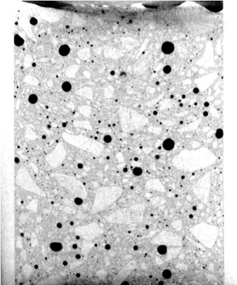 Microstrutura de um Concreto Refratário